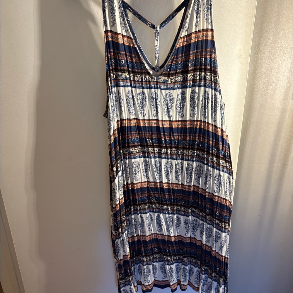 Maurices Floral and Geometric Print Dress